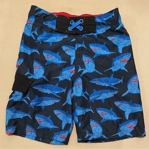 Cat & Jack Shark Swim Trunks Size Medium